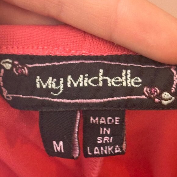 Halter Asymmetrical Ruffled Pink Dress Womens M Y2K Fairy 90s Tiered Barbie art - Picture 2 of 14